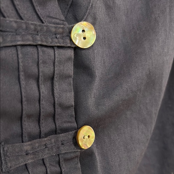 Elegant Dark Purple Cotton Women’s Vest by Isabella Bird - Picture 3 of 7